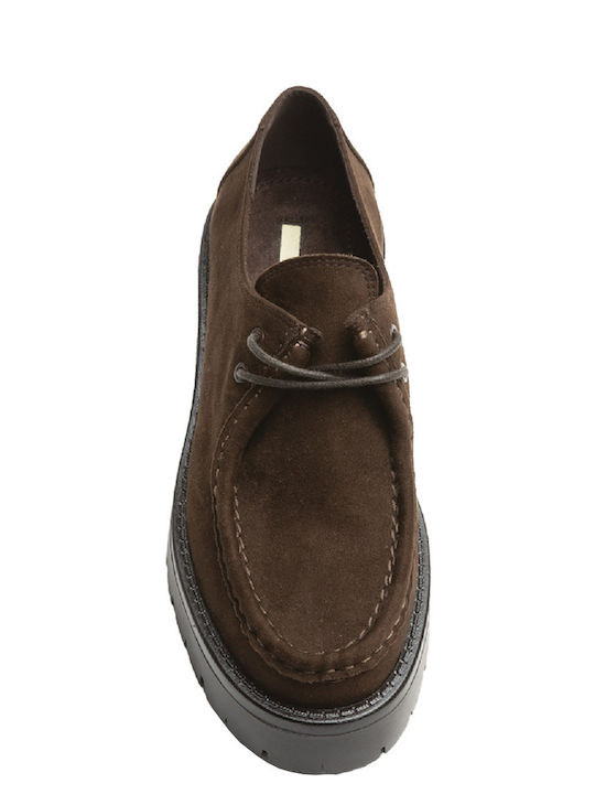 Women's Loafers in Brown Color