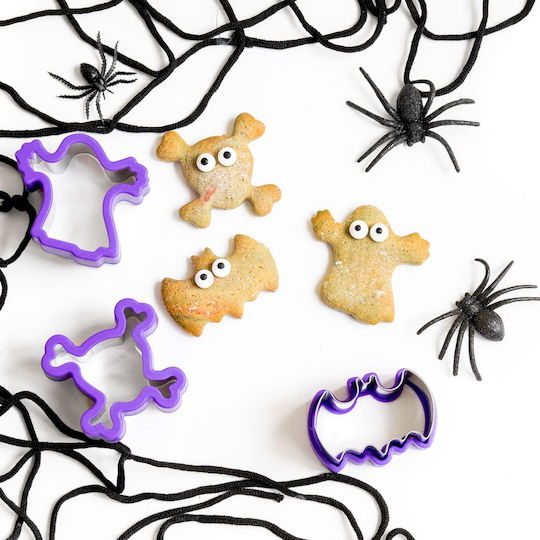 Lekkabox Stainless Steel Halloween Cutters 3 Pieces
