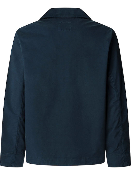 Μακρυμάνικo Overshirt Dulwich Blue