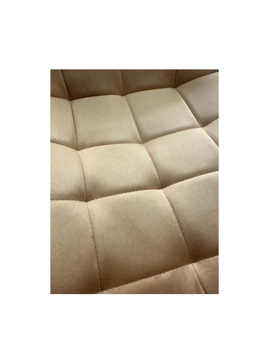 Brisa Dining Room Velvet Chair Beige/black 53x60x85cm