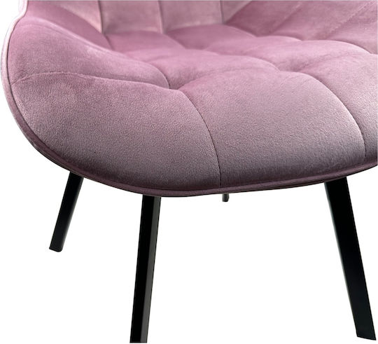 Brisa Scaune Sala de mese Catifelate Rotten Apple/Black 1buc 53x60x85buc