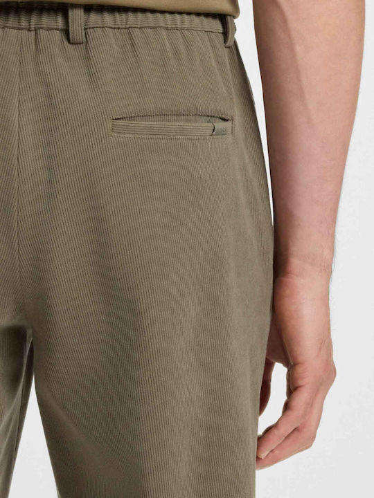 P-genius Trousers in Relaxed Fit Olive