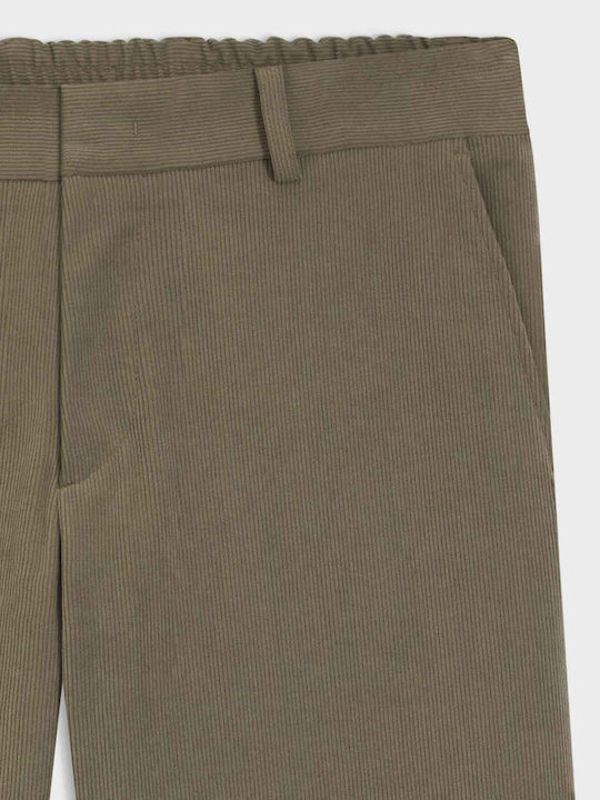 P-genius Trousers in Relaxed Fit Olive