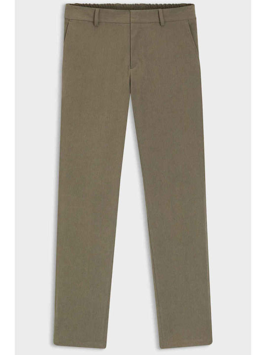 P-genius Trousers in Relaxed Fit Olive