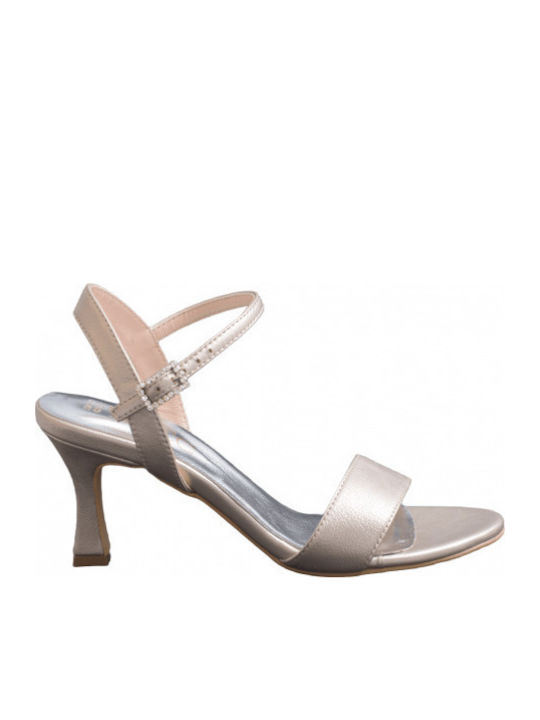 Leder Sandalen Beige