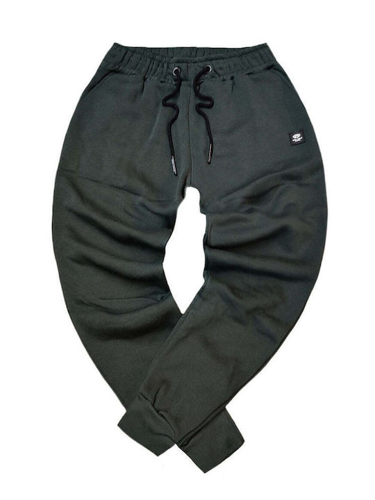 Sweatpants with Elastic Khaki