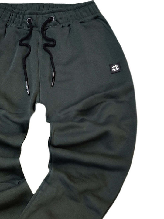 Sweatpants with Elastic Khaki