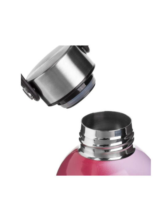 Wasserflasche Rostfreier Stahl 500ml Rosa