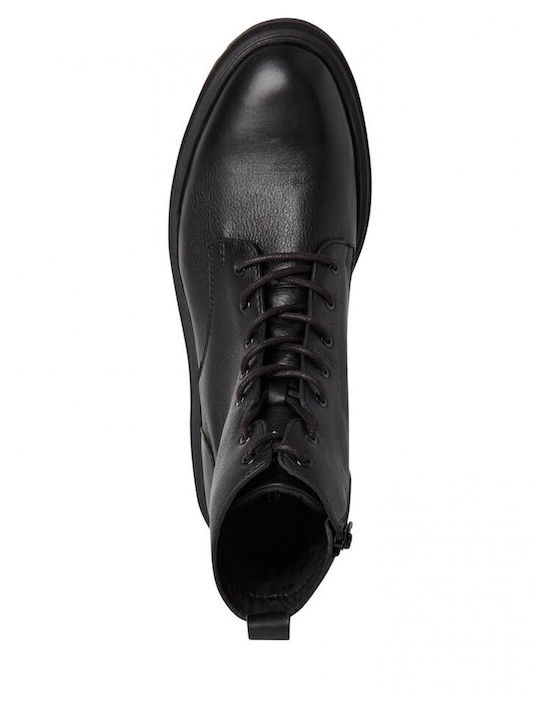 Leather Black Men's Boots