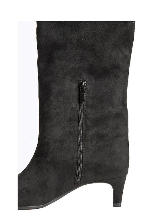 Medium Heel Women's Boots Black