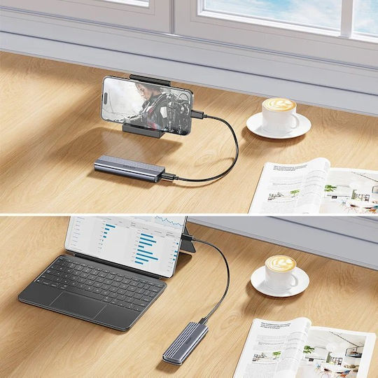 Unitek USB-C NVMe PCIe Кутия За Твърди Дискове 10Gbps S1241B
