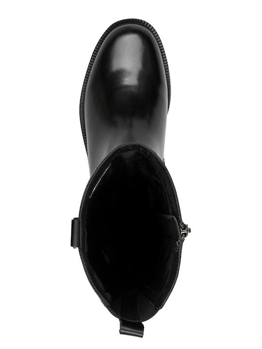 Leather Women's Boots Black