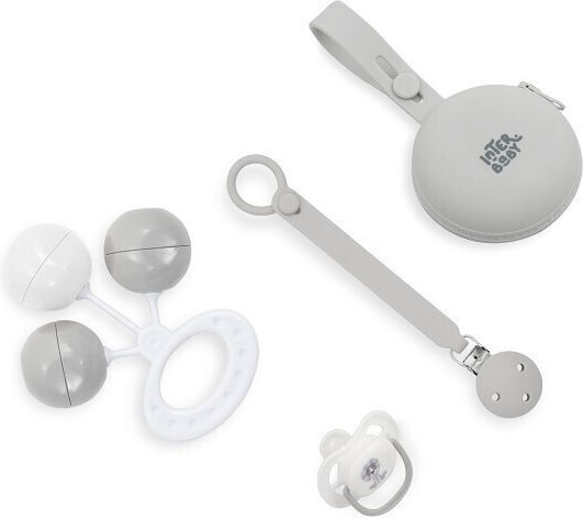 Interbaby Baby Gift Set Grey 4 Pieces