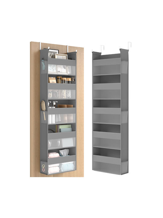 Songmics Cârlig Ușă Plastic 5 Poziții 40x15x140εκ. 1buc
