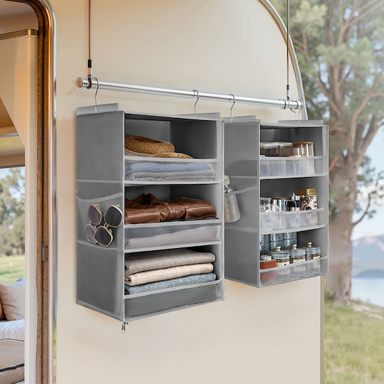 Songmics Κρεμάστρα Πόρτας 6 Θέσεων Πλαστική 40x133cm