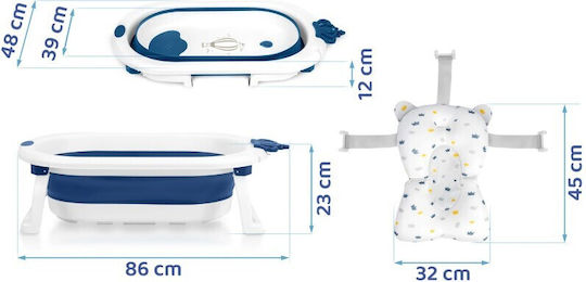 Ricokids Μπανιέρα Μωρού Λευκή