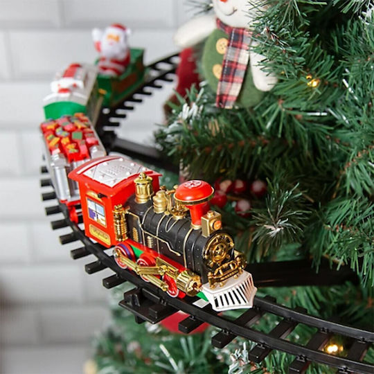 Illuminated Christmas Figure Train Length 47.2cm 49pcs Tree