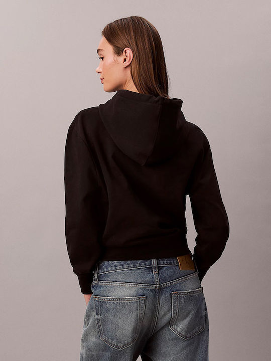 Calvin Klein Sweatshirt Black with Hood