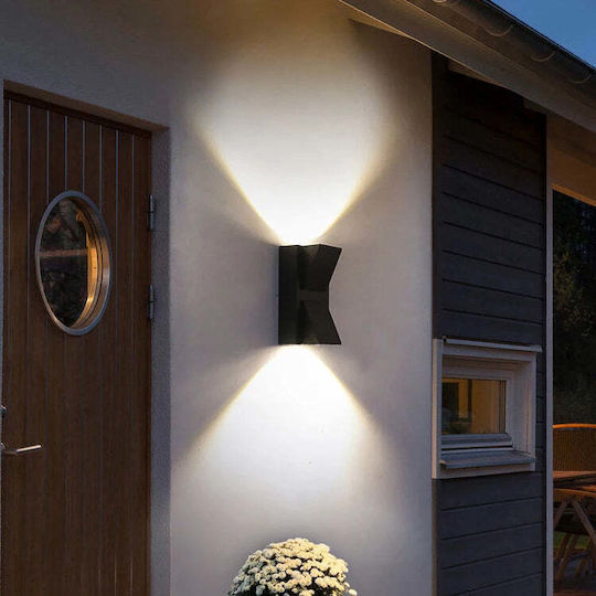 Alista Home Επιτοίχιο Εξωτερικό Φωτιστικό LED 6W 3000K