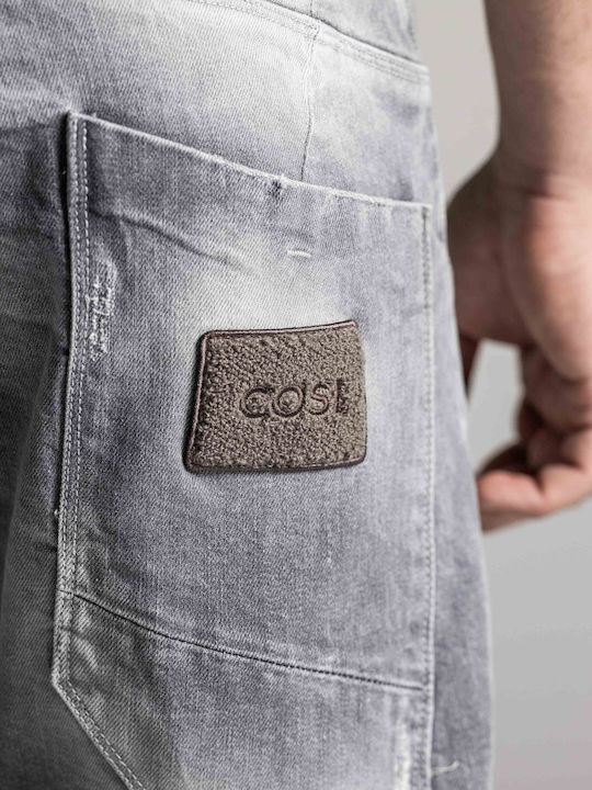 Pantaloni Jeans pentru Bărbați cu Croială Regular Grey Light