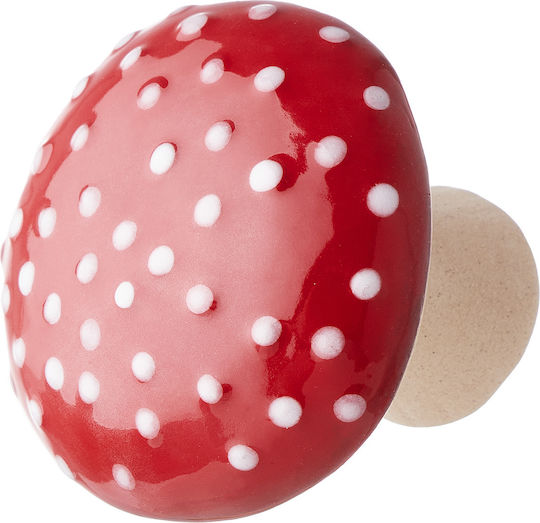 Decor pentru masă Enchanted Forest Ciupercă Ceramică 5,5cm Roșie Diametru 5cm Înălțime 6cm Decor pentru masă Enchanted Forest Ciupercă Ceramică 5,5cm Roșie Diametru 5cm Înălțime 6cm