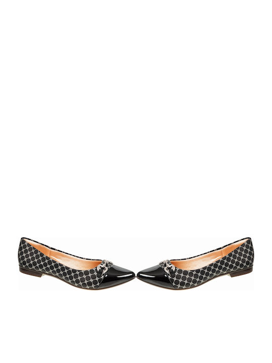 Damen Ballerinas Schwarz