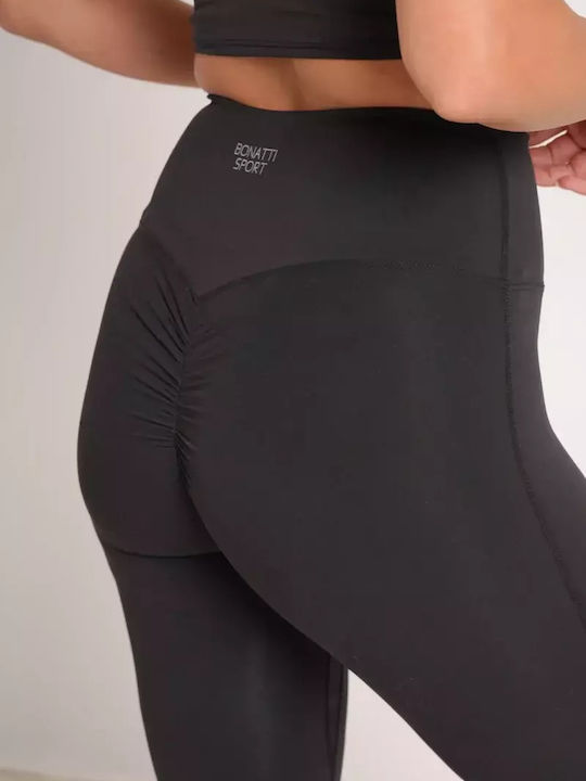 Leggings Pentru Instruire Colanți Femei Talie Înaltă & Push Up Negri
