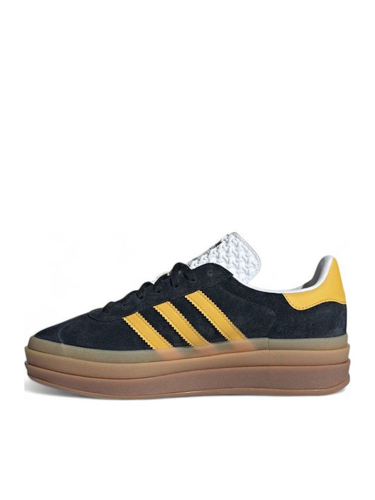 Gazelle Bold Γυναικεία Sneakers Core Black / Bold Gold / Ftw White