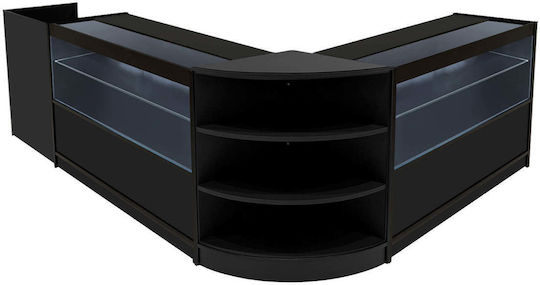 Eclipse Led Shop Counter Set Lm60 Tb60 & 2 X C1200 Black