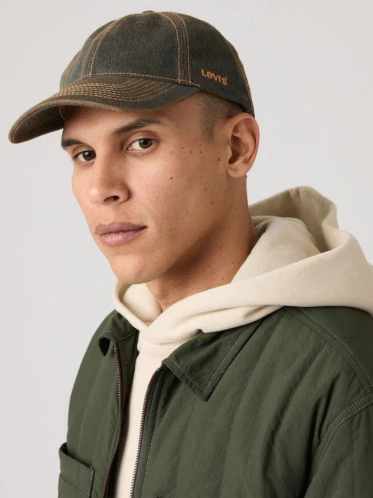 D7589-0027 Levis Essential Cap Καπέλο Τζιν Καφέ