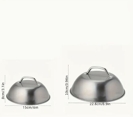 Set 2 Lebensmittelabdeckungen Bbq Spices Bazaar – Durchmesser 22,86cm & 15cm