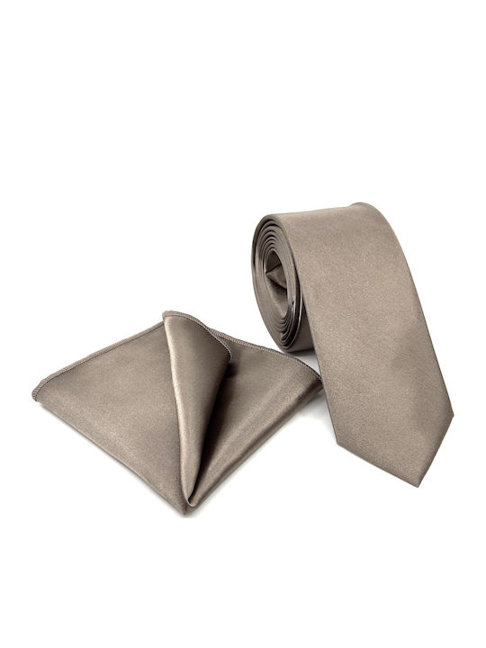 Legend Accessories Men's Tie Set in Brown Color