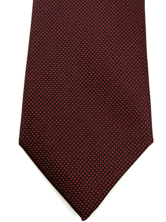Legend Accessories Σετ Ανδρικής Γραβάτας Μονόχρωμη σε Μπορντό Χρώμα