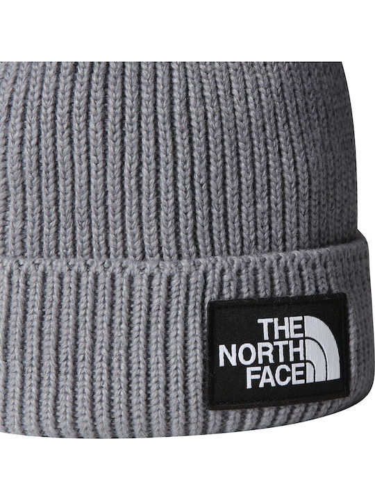 Beanie Unisex Beanie with Rib Knit in Gray color