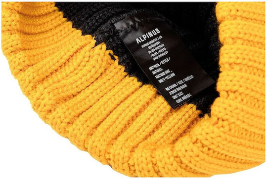 Matind Beanie Beanie Knitted in Yellow color