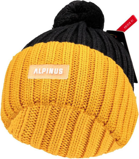 Matind Beanie Beanie Knitted in Yellow color