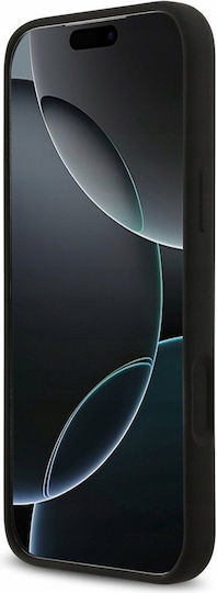 Guess Silicone Big 4g Script Umschlag Rückseite Silikon Schwarz (iPhone 17 Pro Max)