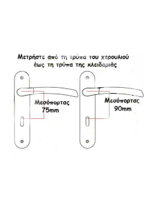 Convex Ръкохватка Средна врата с Плоча 1745 Двойка (Разстояние между центровете 137мм) Шах и мат Black