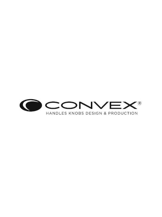 Convex Ръкохватка Средна врата с Плоча 1745 Двойка (Разстояние между центровете 137мм) Шах и мат Black