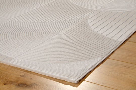 Tzikas Carpets Creation 74408-260 Σετ Μοντέρνα Χαλιά Κρεβατοκάμαρας Μπεζ-χρυσό 3τμχ