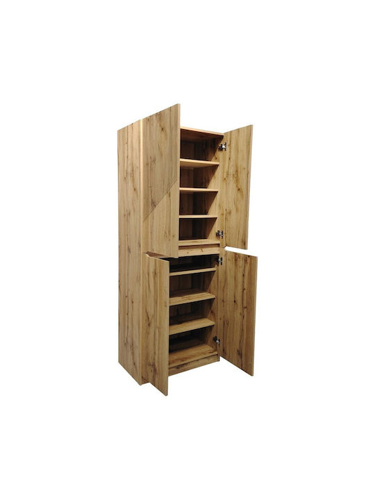Holz Schuhschrank Kebell 71x41.5x180.4cm