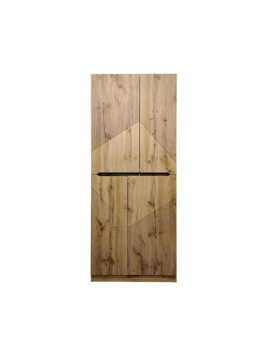 Holz Schuhschrank Kebell 71x41.5x180.4cm