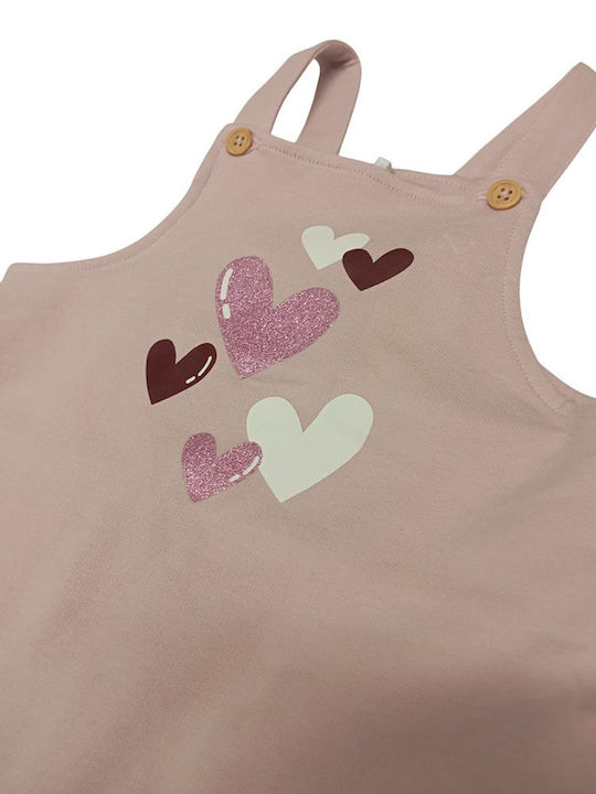 Kinderstoff-Latzhose Burnished Lilac