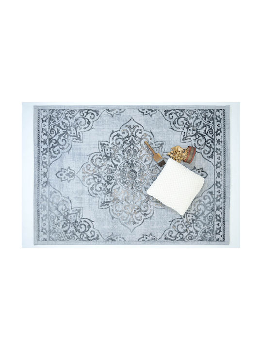 Ezzo Venice 9178acd Rug Fireplace Rectangular Light Grey-dark Grey