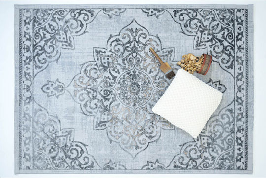 Ezzo Venice 9178acd Rug Fireplace Rectangular Light Grey-dark Grey