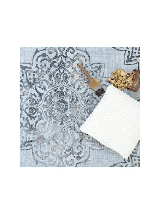 Ezzo Venice 9178acd Rug Fireplace Rectangular Light Grey-dark Grey