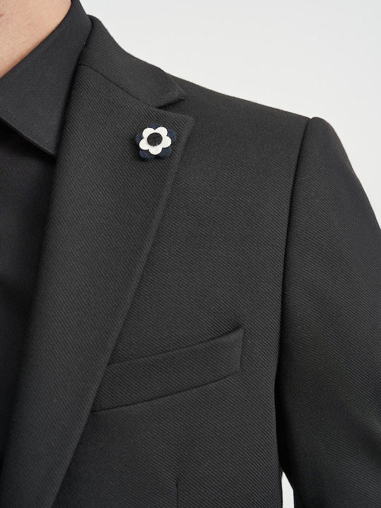 Men's Suit Jacket Slim Fit Black