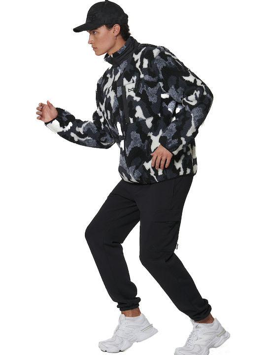 Jacket Camo Black Grey