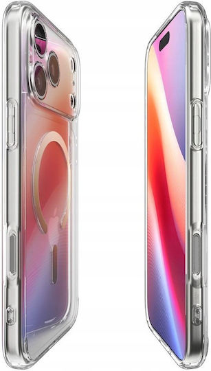 Spigen Ultra Hybrid Mag Back Cover Silicone / Plastic 2mm Clear Gold (iPhone 17 Pro)