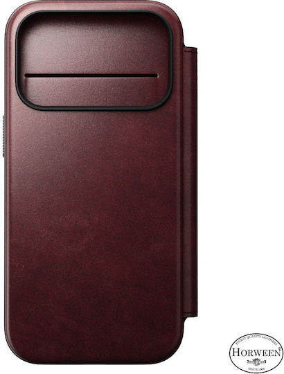Nomad Wallet Μεταλλικό 0.75mm Μπορντό (iPhone 17 Pro)